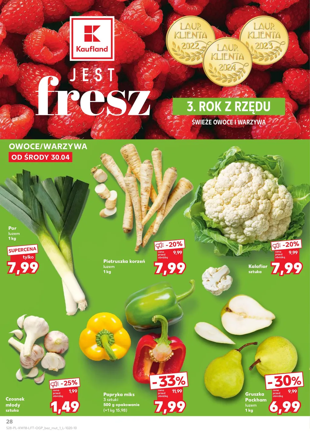 Kaufland Gazetka od 30.04.2025 (środa)