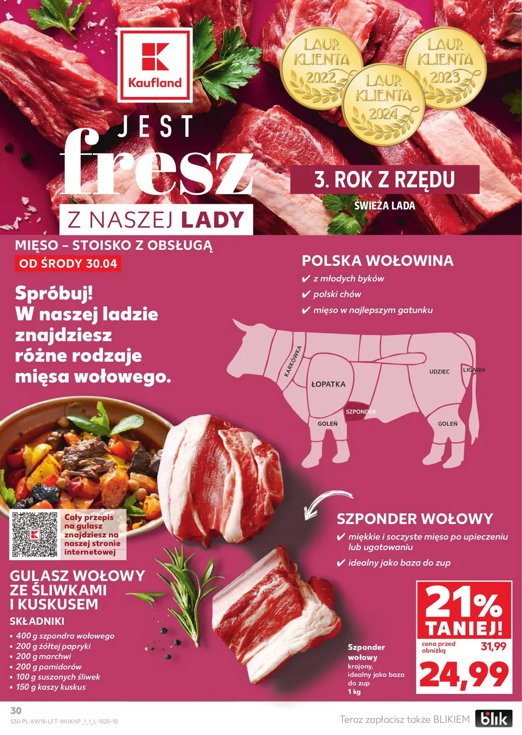 Kaufland Gazetka od 30.04.2025 (środa)