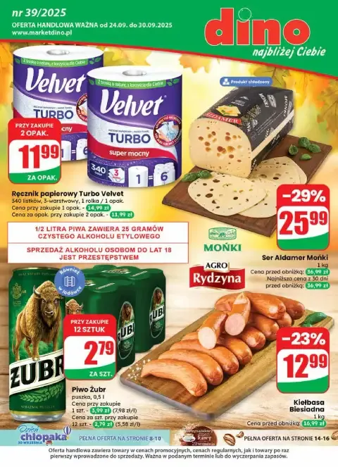 Gazetka Dino od 24.09.2025 - Strona 1