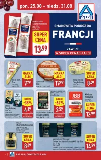 ALDI Gazetka od 25 sierpnia 2025 - Francja w Aldi