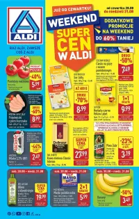 ALDI Gazetka od 28 sierpnia 2025 Weekendowe Super Ceny w Aldi