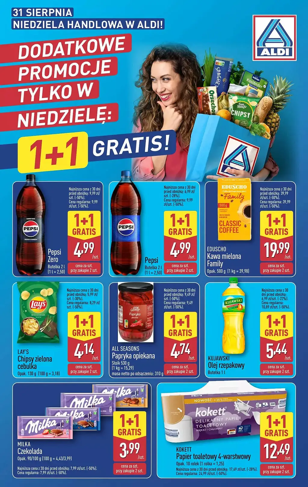 ALDI Gazetka od 31 sierpnia 2025 Niedziela Handlowa  - Strona 1