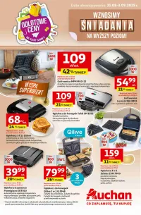 Gazetka Auchan od 21.08.2025 Wznosimy śniadania