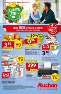 Auchan Gazetka od 28 sierpnia 2025
