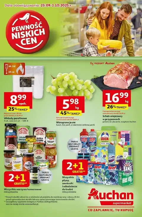 Auchan Gazetka od 25.09.2025 - Strona 1
