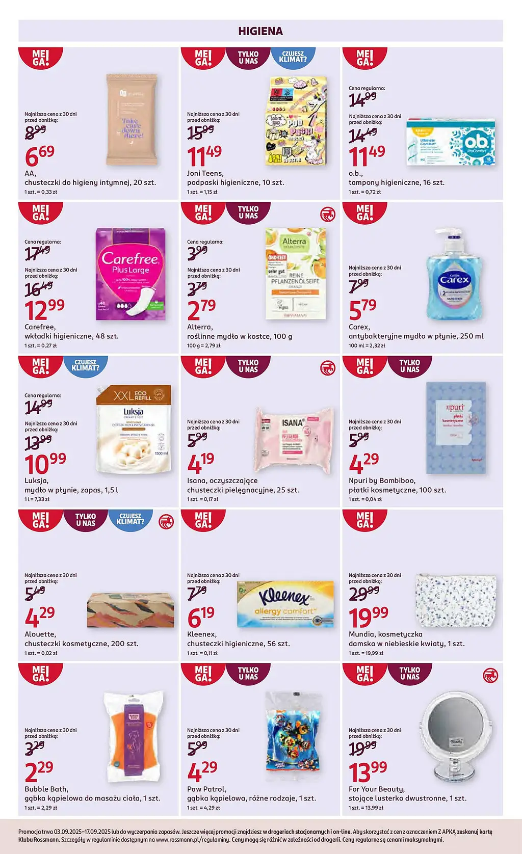 Rossmann Gazetka od 03.09.2025 - Strona 1