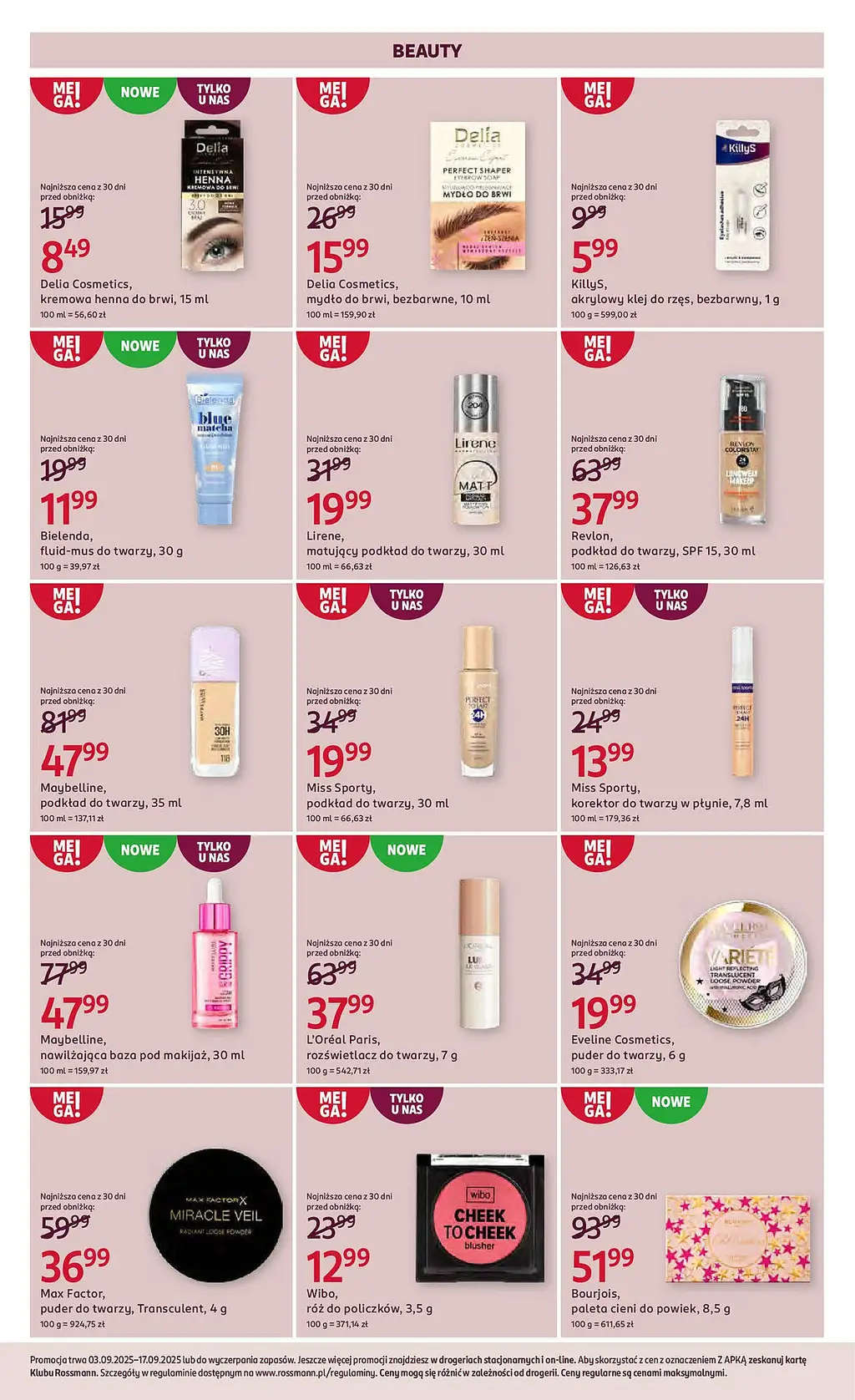 Rossmann Gazetka od 03.09.2025 - Strona 1