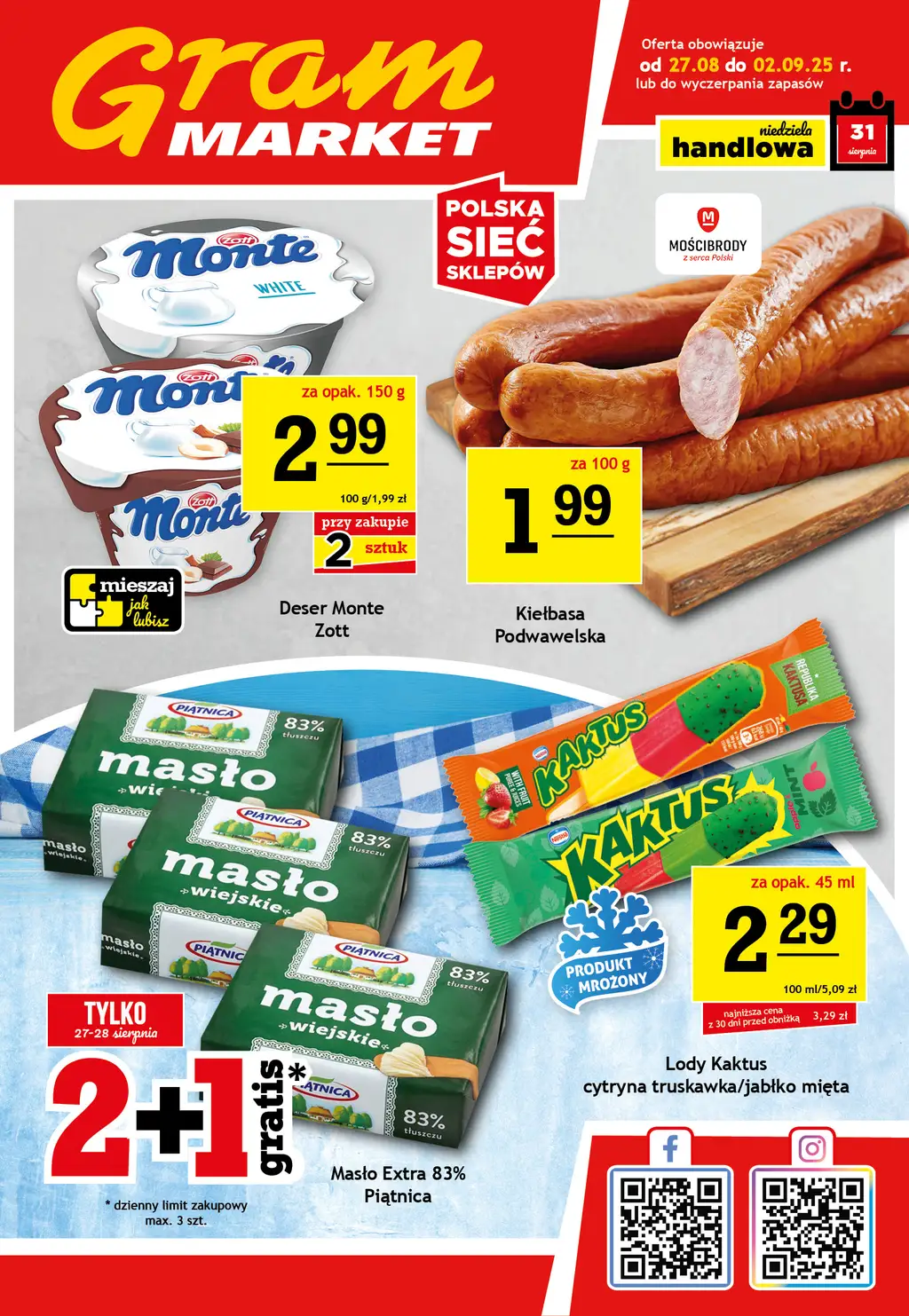 Gram Market Gazetka od 27.08.2025 - Strona 1