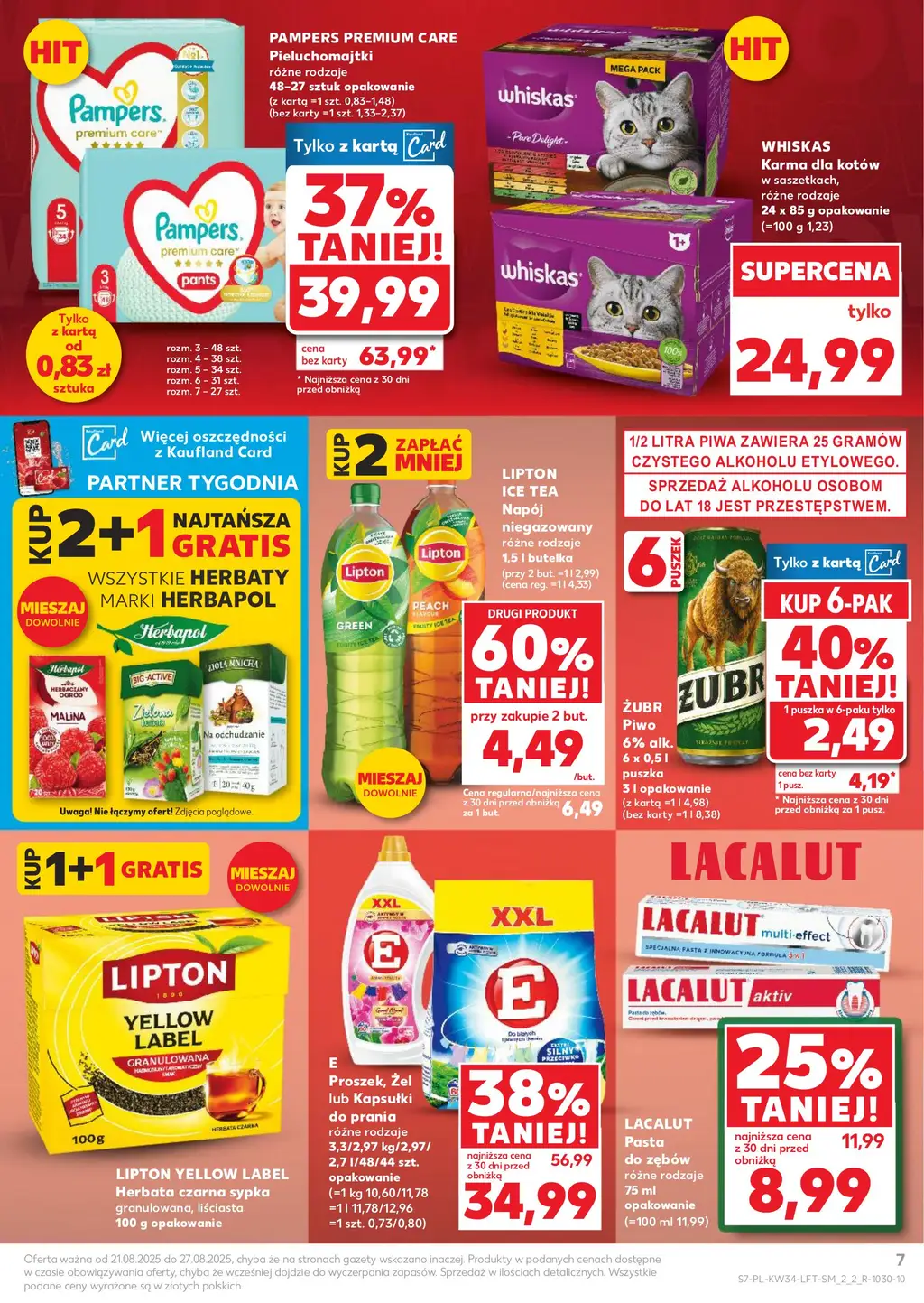 Kaufland Gazetka od 21.08.2025 (czwartek) - Strona 1