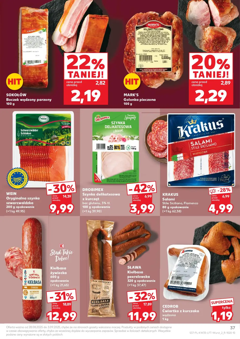Kaufland Gazetka od 28.08.2025 (czwartek) - Strona 1