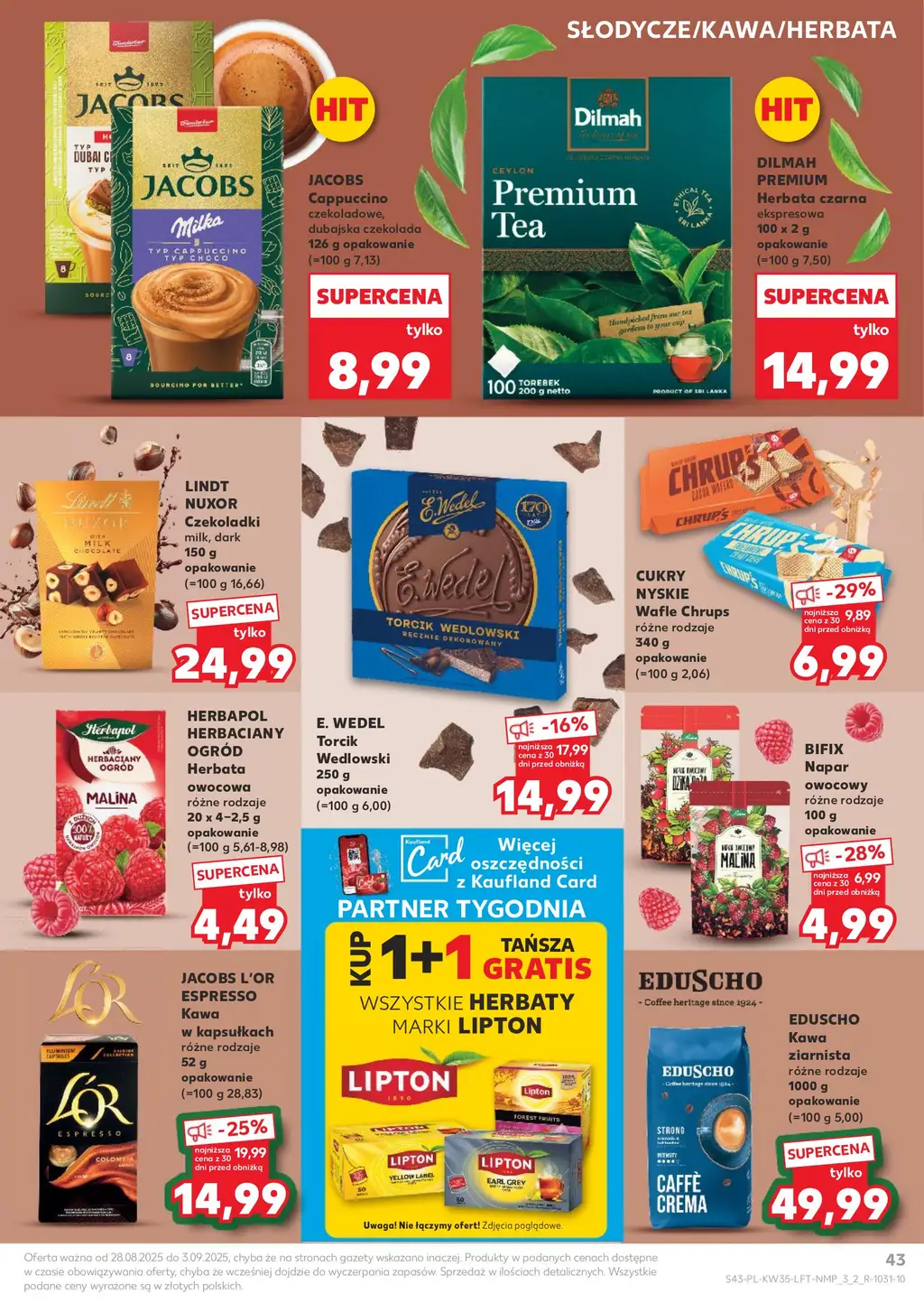 Kaufland Gazetka od 28.08.2025 (czwartek) - Strona 1