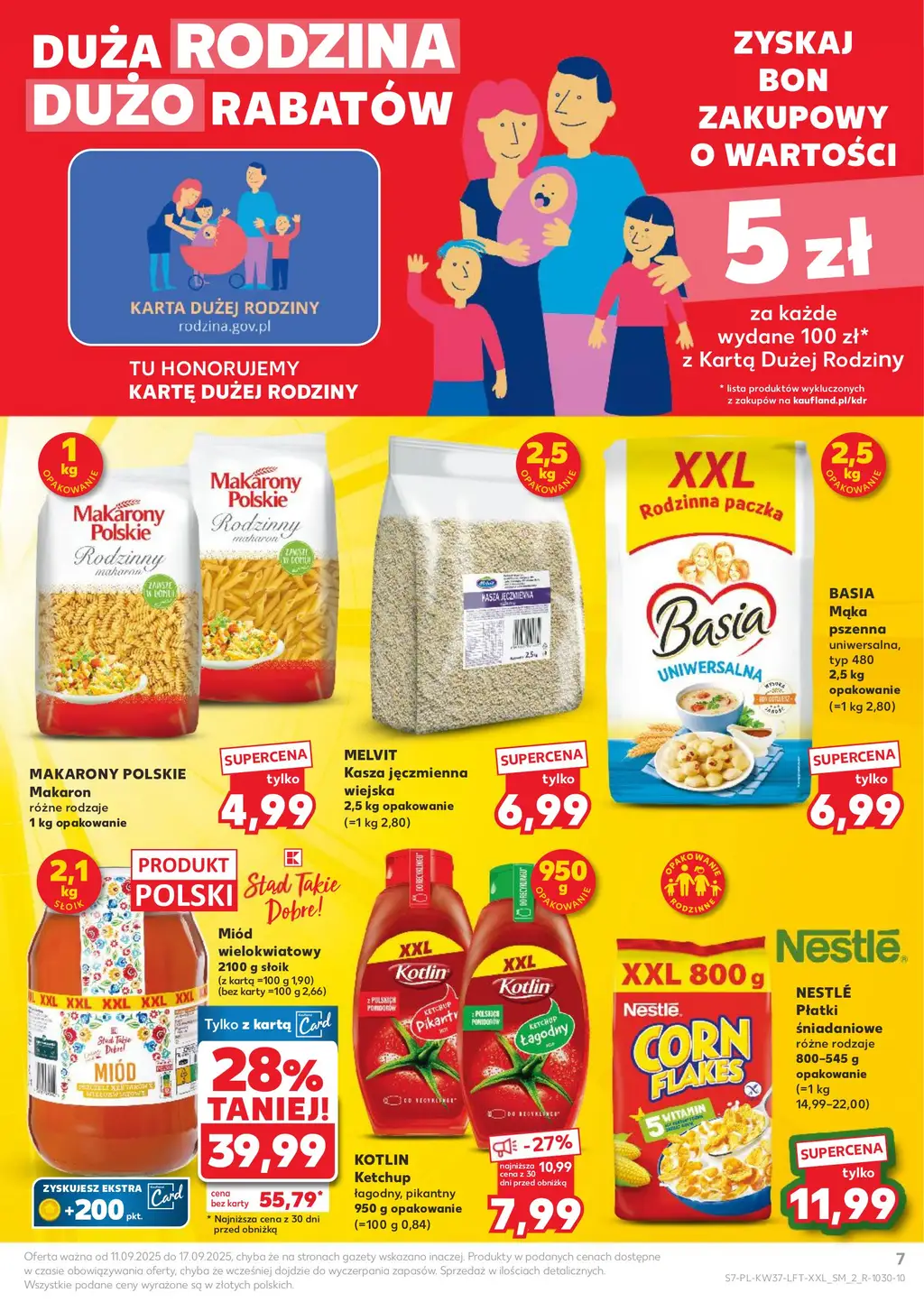 Kaufland Gazetka od 11.09.2025 (czwartek) - Strona 1