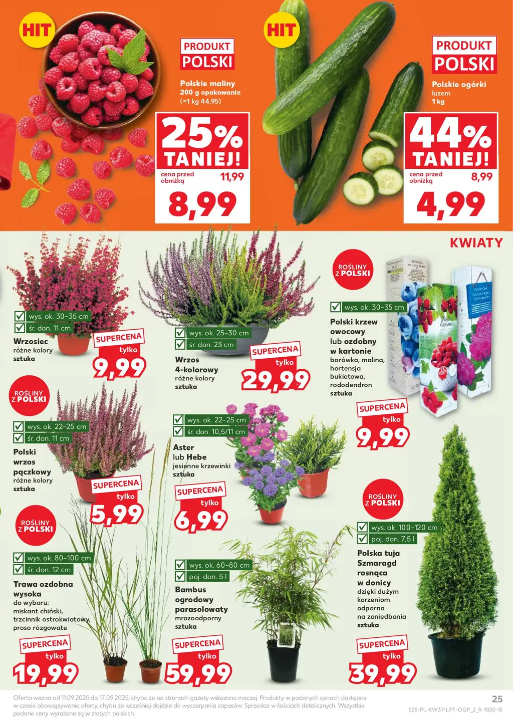 Kaufland Gazetka od 11.09.2025 (czwartek) - Strona 1