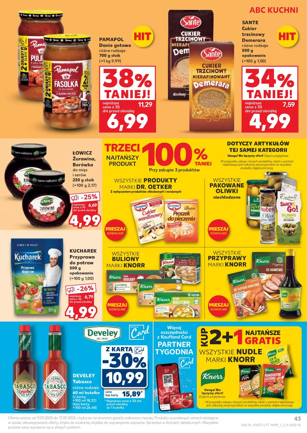 Kaufland Gazetka od 11.09.2025 (czwartek) - Strona 1