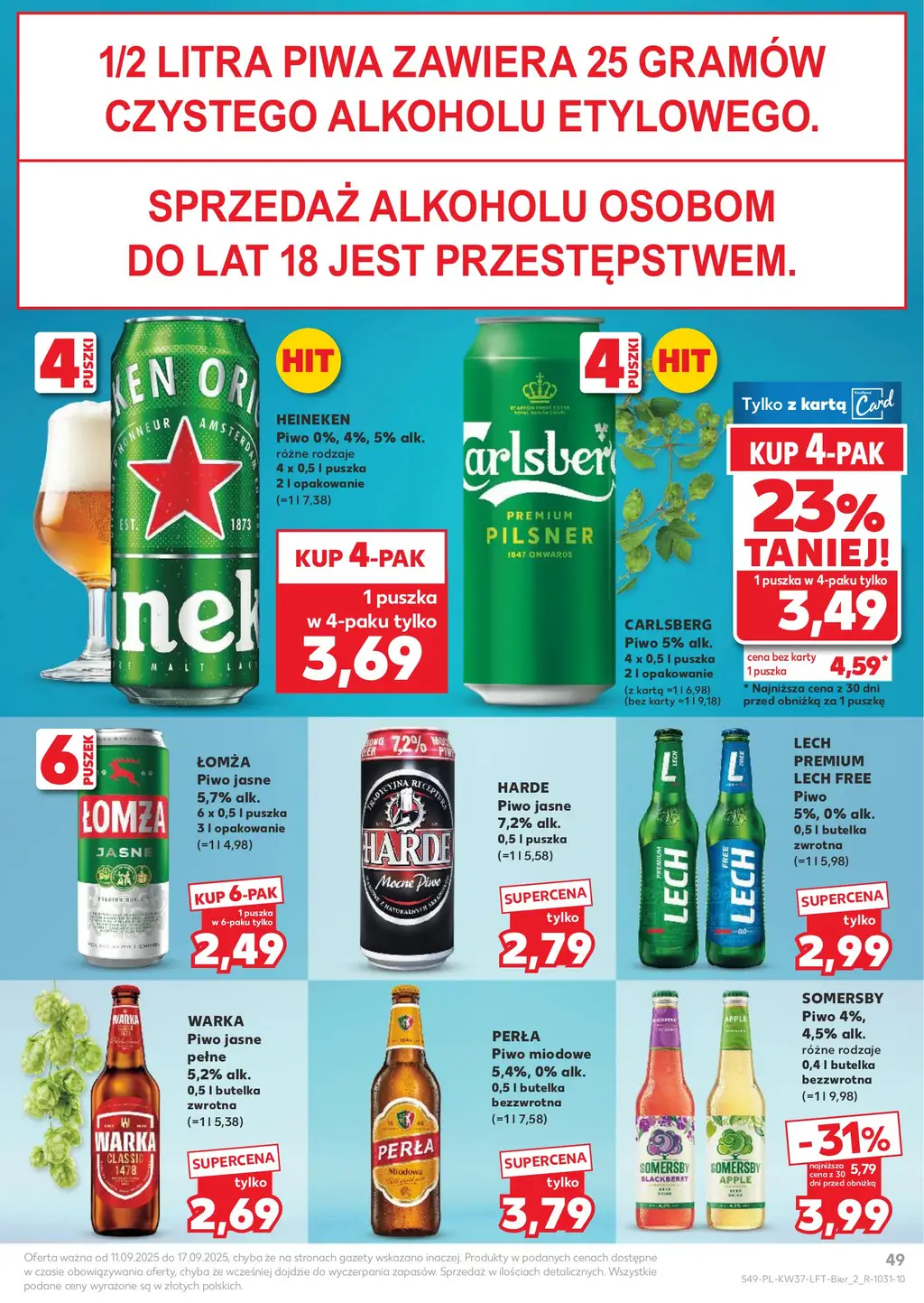 Kaufland Gazetka od 11.09.2025 (czwartek) - Strona 1