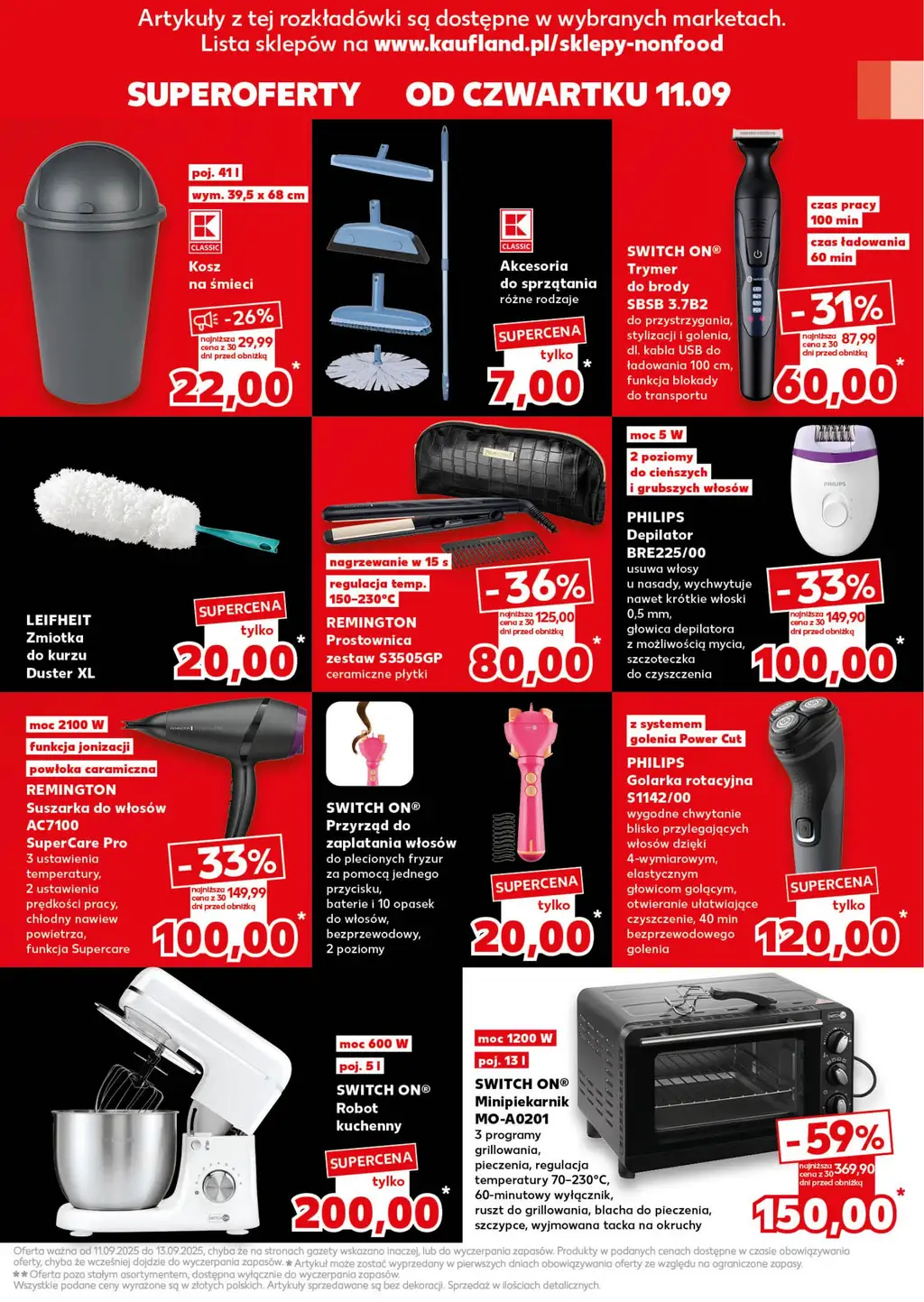 Kaufland Gazetka od 11.09.2025 (czwartek) Mega okazje - Strona 1