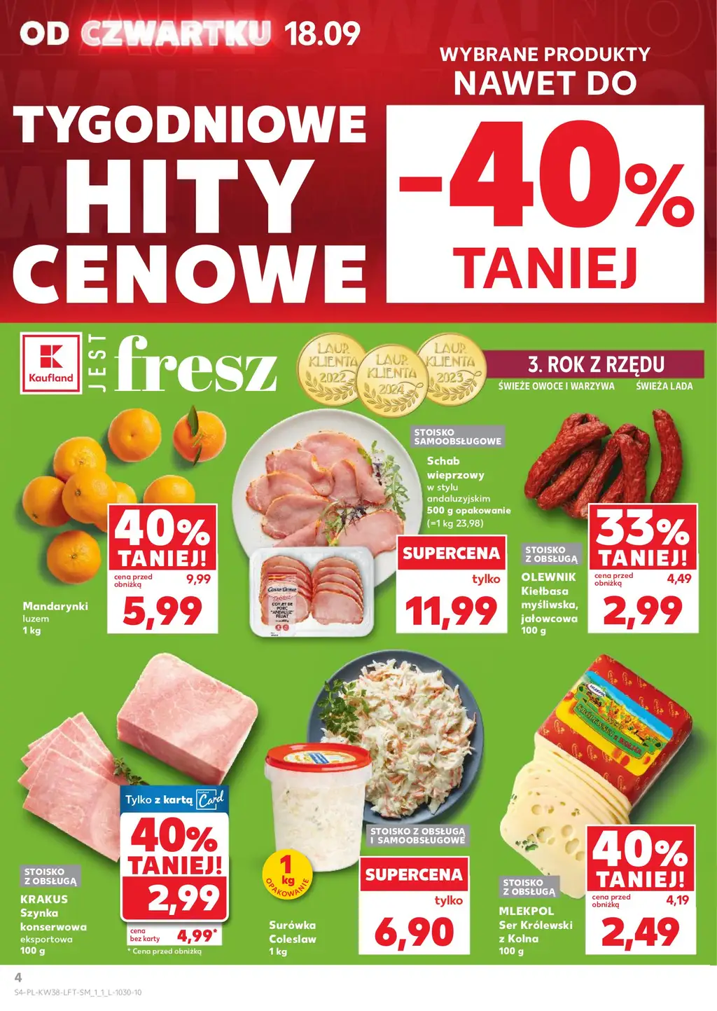 Kaufland Gazetka od 18.09.2025 (czwartek) - Strona 4