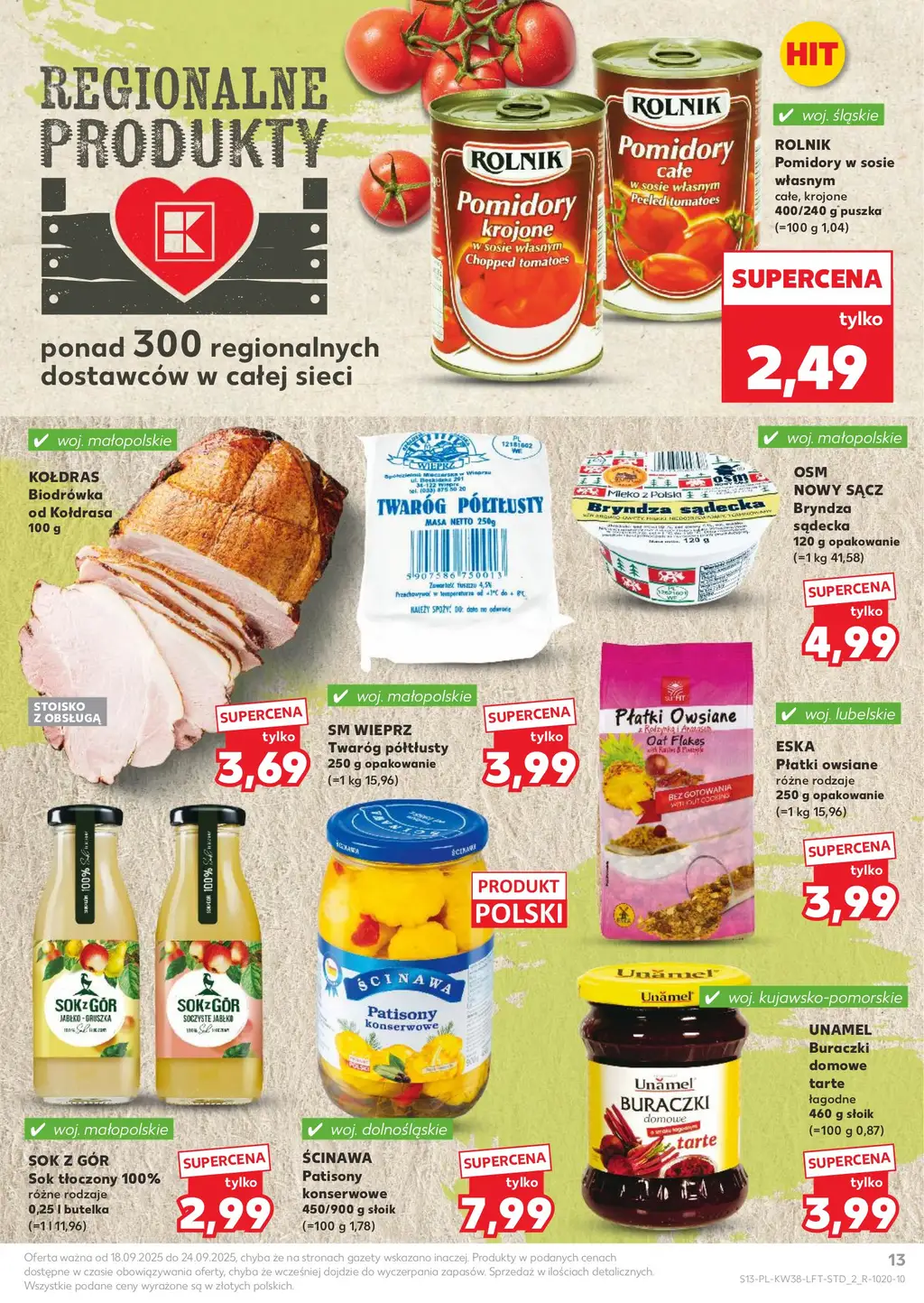 Kaufland Gazetka od 18.09.2025 (czwartek) - Strona 1