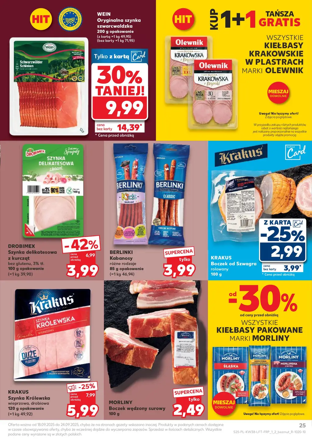 Kaufland Gazetka od 18.09.2025 (czwartek) - Strona 1