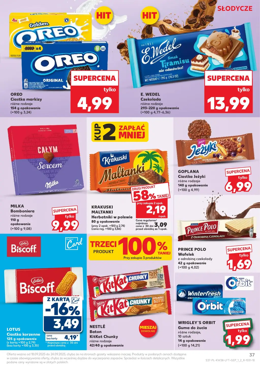 Kaufland Gazetka od 18.09.2025 (czwartek) - Strona 1