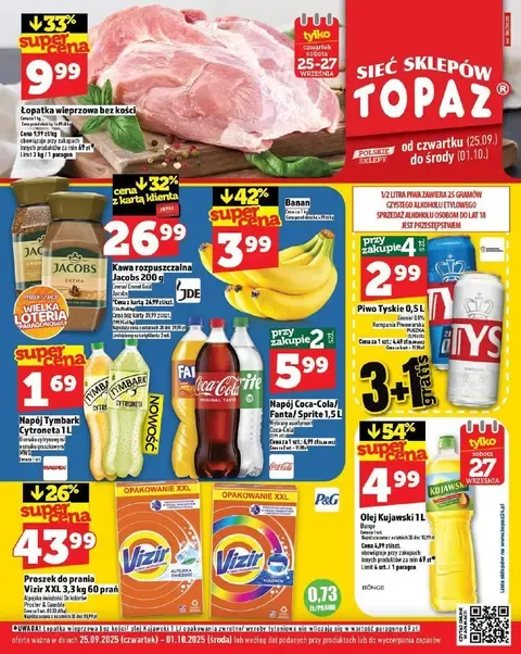 Topaz Gazetka od 25.09.2025 - Strona 1