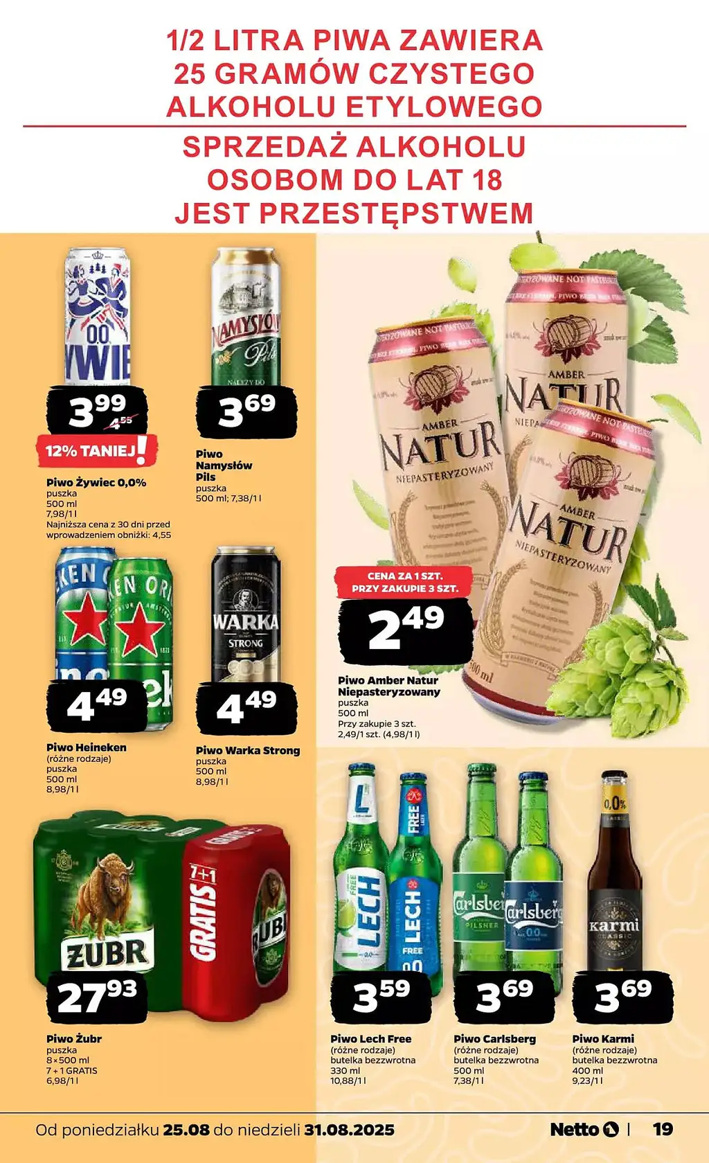 Netto Gazetka od 25 sierpnia 2025 - Strona 1