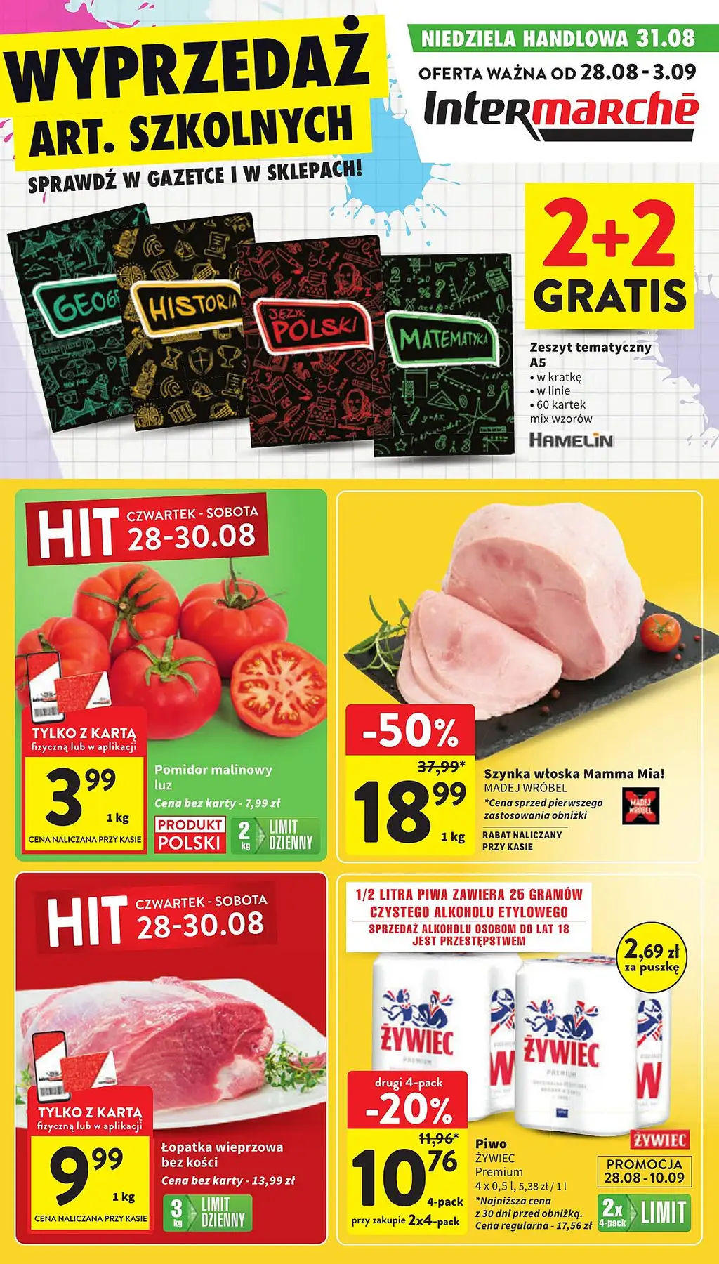Intermarche Gazetka od 28 sierpnia 2025 - Strona 1