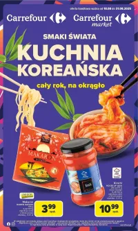 Carrefour Gazetka od 18 sierpnia 2025 Smaki świata w supercenie