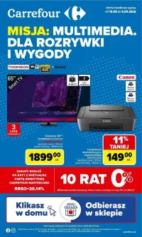 Carrefour Gazetka od 18 sierpnia 2025 Promocja Multimedia