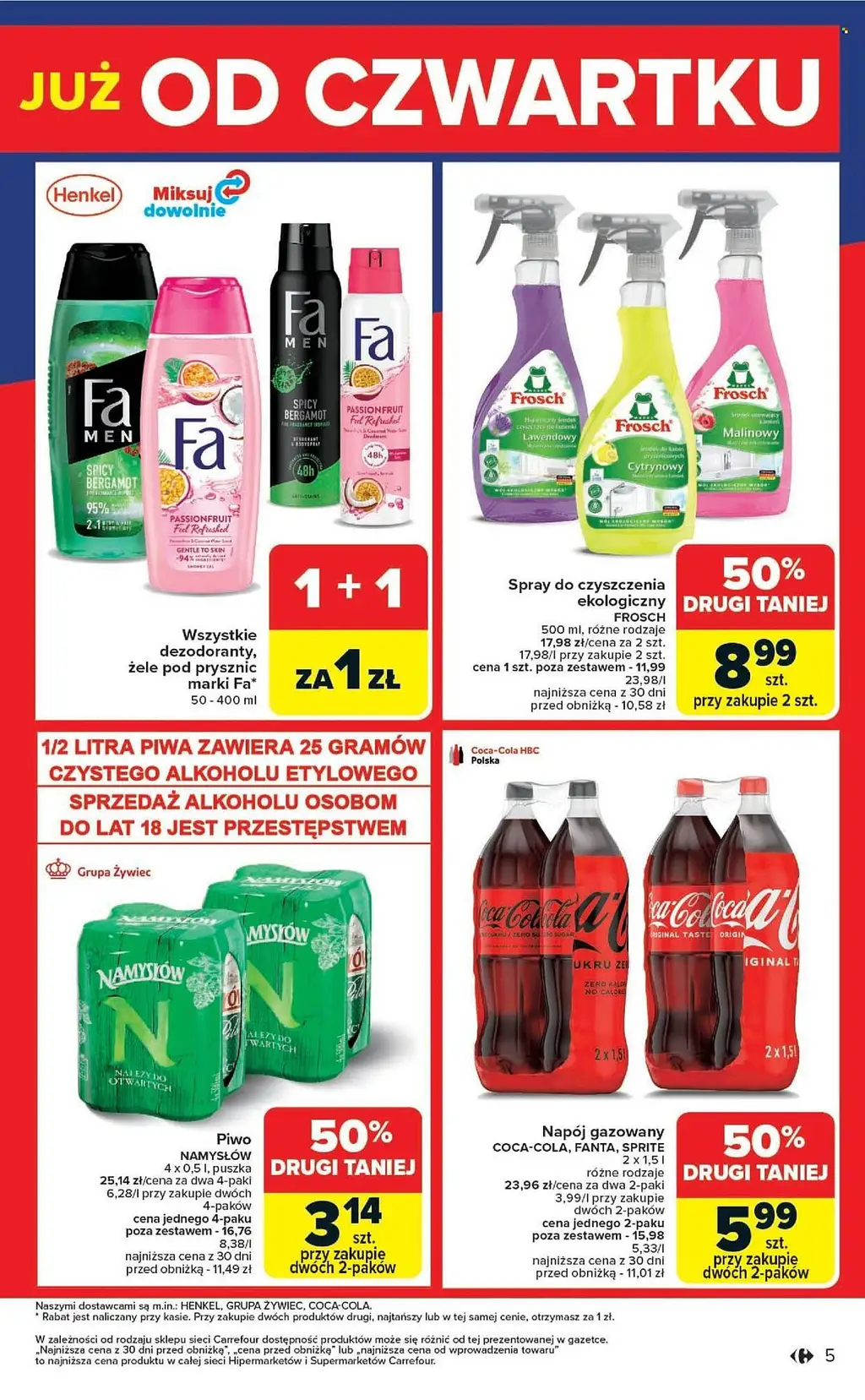Carrefour Gazetka od 28 sierpnia 2025 Weekendowa Wyprzedaż w Carrefour - Strona 1