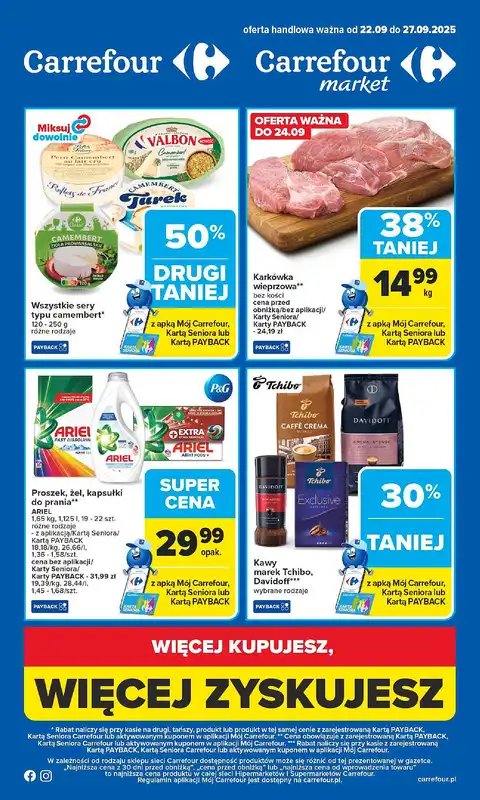Carrefour Gazetka od 22.09.2025 - Strona 1