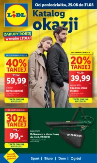 Katalog Okazji Lidl od 25.08.2025 (poniedziałek)