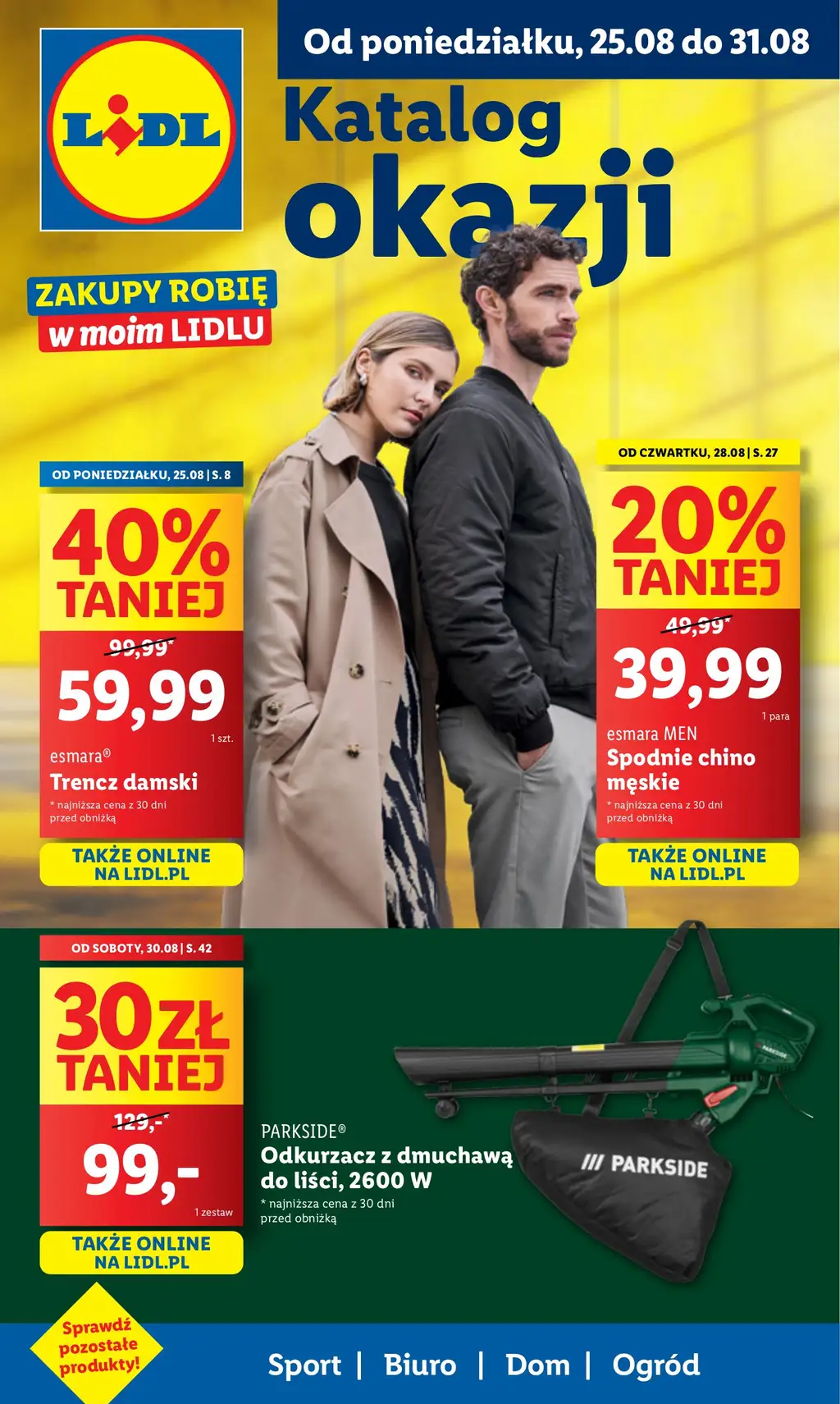 Katalog Okazji Lidl od 25.08.2025 (poniedziałek) - Strona 1