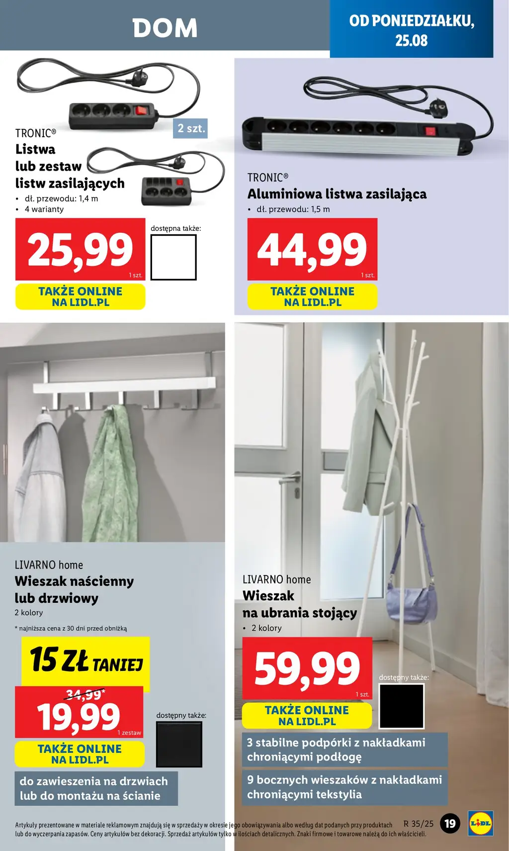 Katalog Okazji Lidl od 25.08.2025 (poniedziałek) - Strona 1