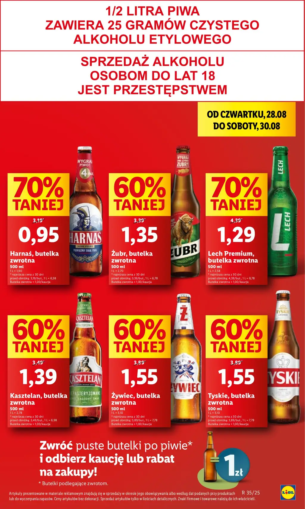 Lidl Gazetka od 28.08.2025 (czwartek) - Strona 1