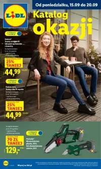 Katalog Okazji Lidl od 15.09.2025 (poniedziałek)