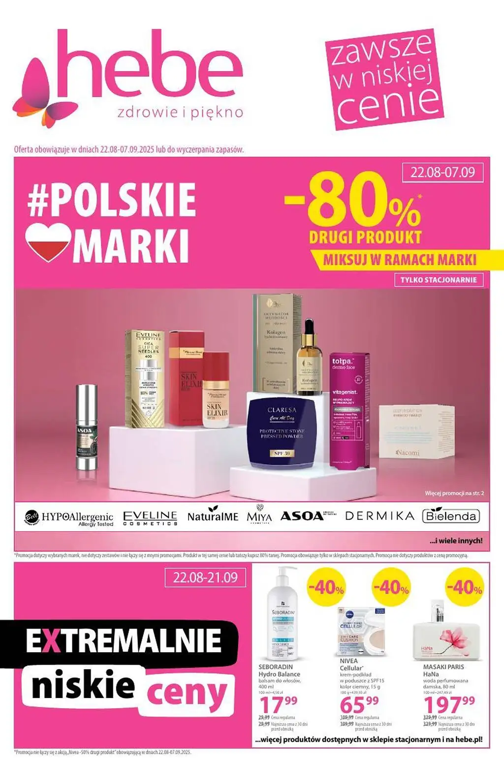 Hebe Gazetka od 22 sierpnia 2025 - Strona 1