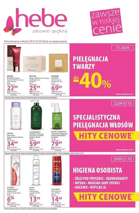 Hebe Gazetka od 22.09.2025 - Strona 1