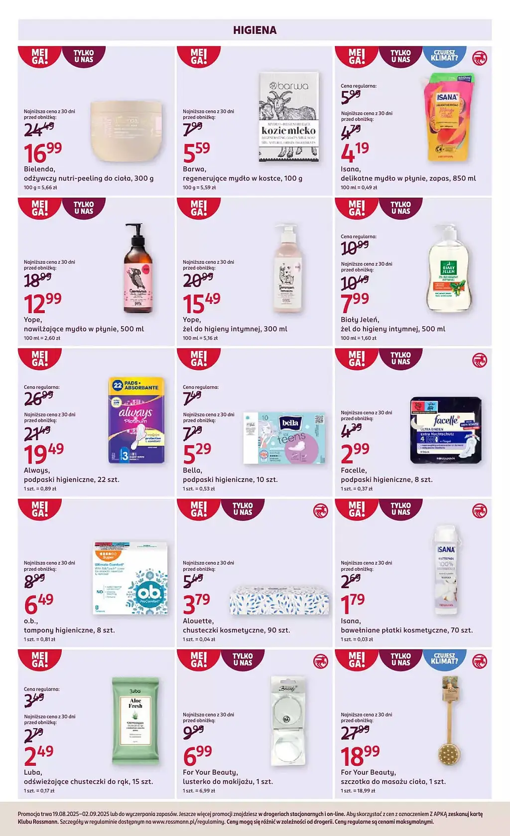 Rossmann Gazetka od 19 sierpnia 2025 - Strona 1