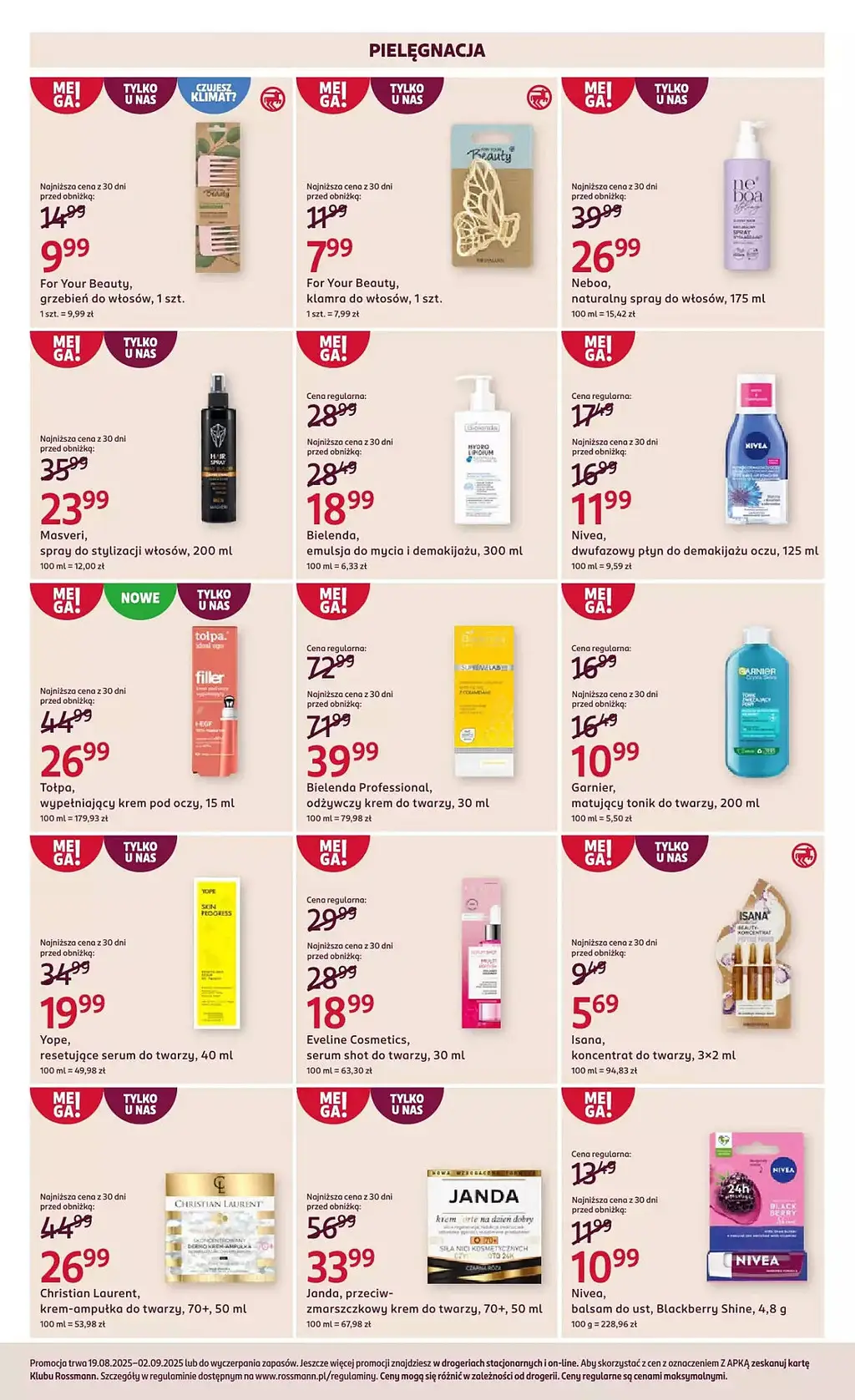 Rossmann Gazetka od 19 sierpnia 2025 - Strona 1