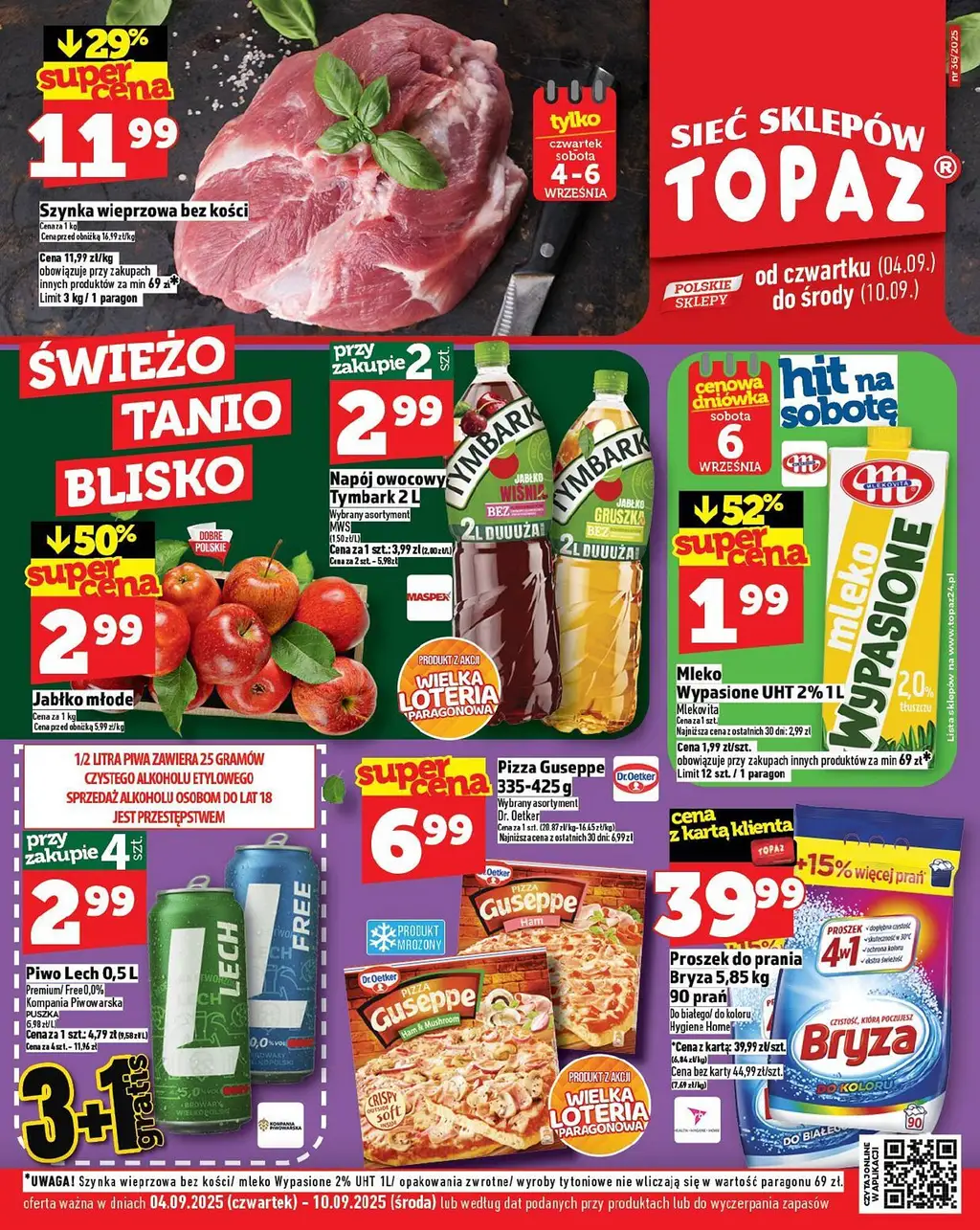 Topaz Gazetka od 4 września 2025 - Strona 1